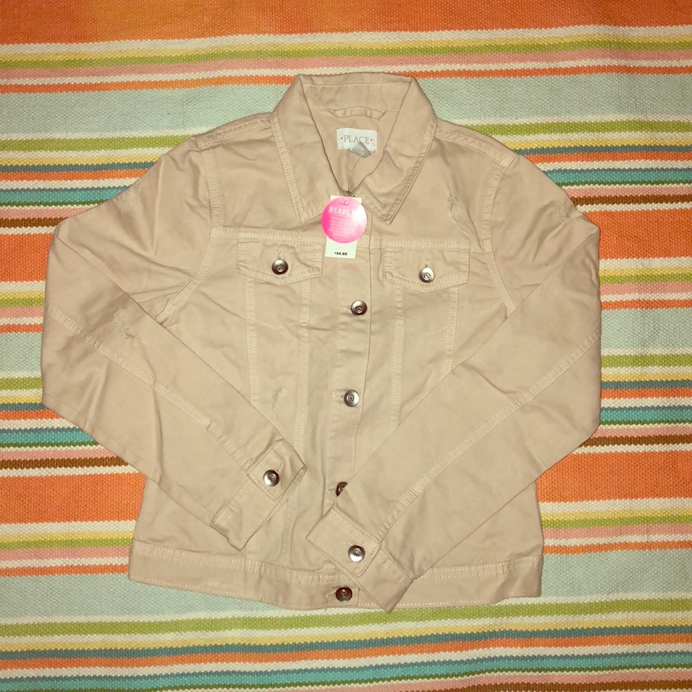 🌷NWT Rose Pink Denim girls Jacket🌷